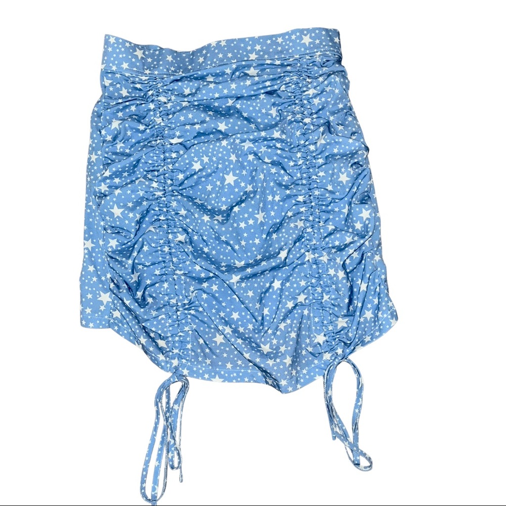 Blue and White Star Skirt
